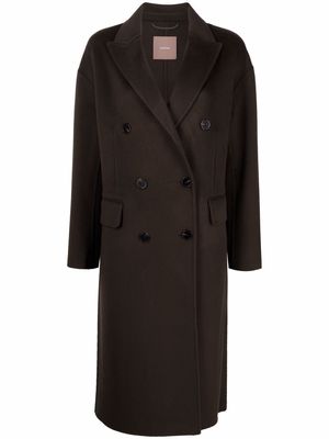 12 STOREEZ double-breasted wool-blend coat - Green