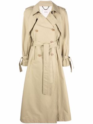 Dorothee Schumacher double-breasted trench coat - Neutrals
