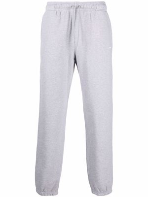 SANDRO embroidered-logo tapered joggers - Grey