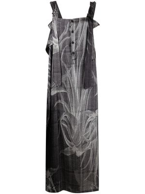 Yohji Yamamoto Deco zip-up dress - Black
