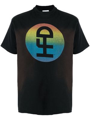 Honey Fucking Dijon logo-print cotton T-shirt - Black