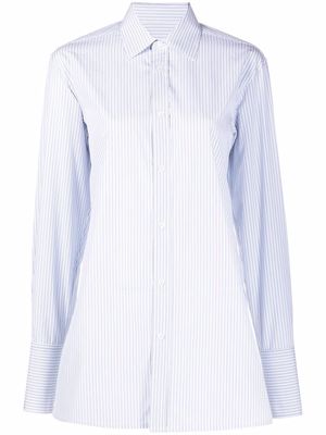 Maison Margiela striped cotton shirt - White