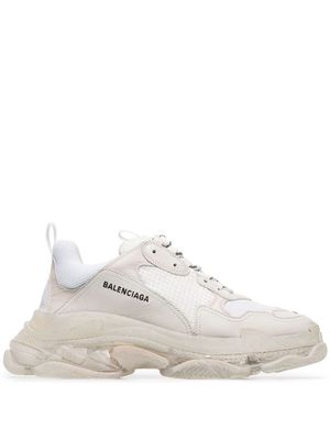 Balenciaga Triple S Clear Sole sneakers - White