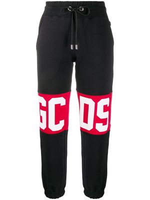 Gcds oversized logo track trousers - Black