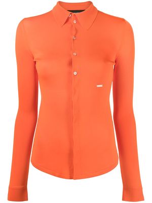Dsquared2 long-sleeve polo shirt - Orange