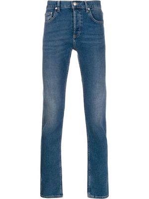 SANDRO slim-fit washed jeans - Blue