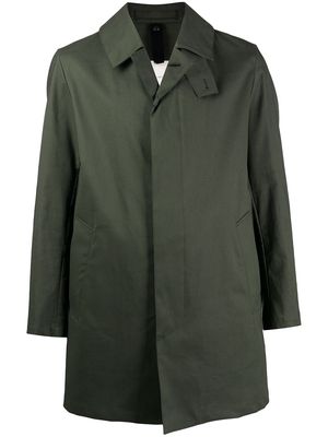 Mackintosh CAMBRIDGE single-breasted car coat - Green