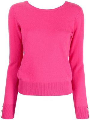 Paule Ka two-way cashmere jumper - Pink