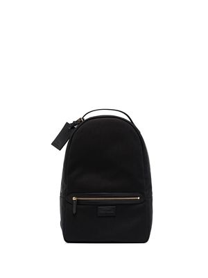 Polo Ralph Lauren logo-patch canvas backpack - Black