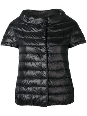 Herno short sleeve puffer jacket - Black