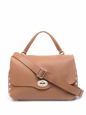 Zanellato Postina leather tote bag - Neutrals