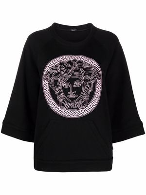Versace Medusa-motif sweatshirt - Black