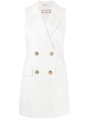 Peserico double-breasted waistcoat - White