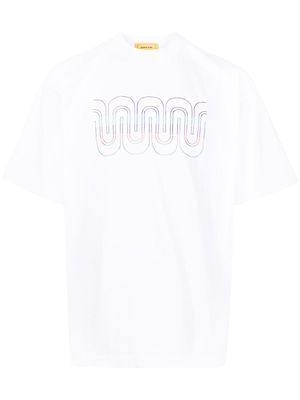 Seven By Seven graphic-print cotton T-shirt - White