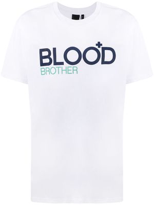 Blood Brother Trademark logo T-Shirt - White