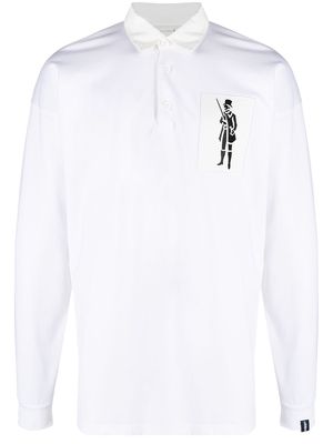 Mackintosh Dandy Man rugby sweatshirt - White