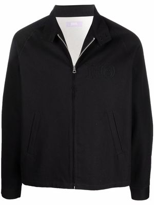 ERL zipped cotton bomber-jacket - Black