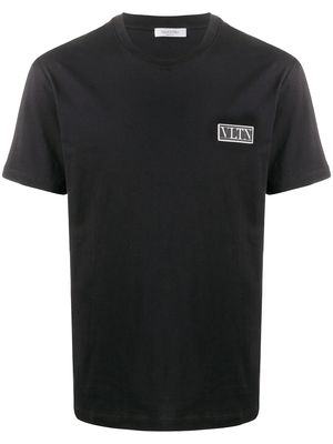 Valentino VLTN logo-patch T-shirt - Black
