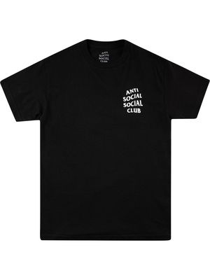 Anti Social Social Club Kkoch print T-shirt - Black