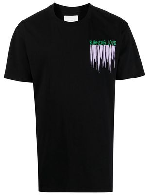 HENRIK VIBSKOV Burning Love organic cotton T-shirt - Black