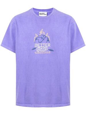 Blood Brother Lumiere cotton T-shirt - Purple