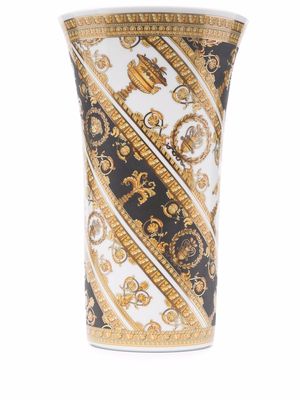 Versace barocco-print vase - Gold