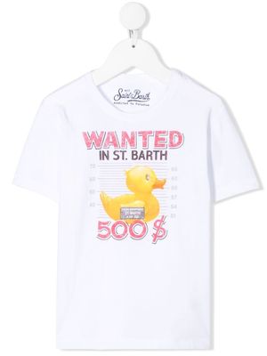 MC2 Saint Barth Kids Wanted Ducky T-shirt - White