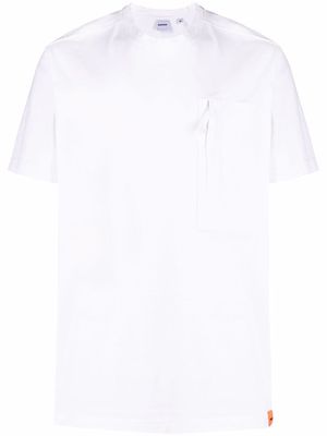 ASPESI zipped patch pocket T-shirt - White