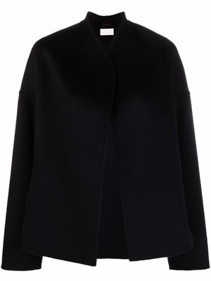 Azi.land drop-shoulder wool jacket - Black