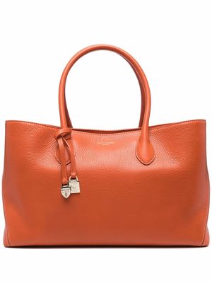 Aspinal Of London London leather tote bag - Orange