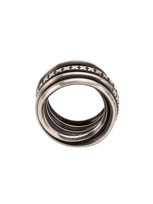 WERKSTATT:MÜNCHEN wound marks ring - Silver