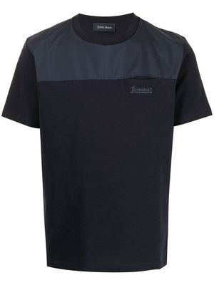 Herno Laminar panelled T-shirt - Blue