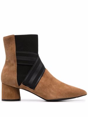 Pollini two-tone ankle boots - Brown