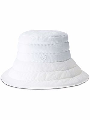 Maison Michel Charlotte waterproof bucket hat - White