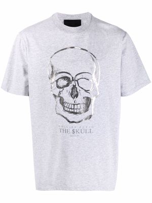 Philipp Plein skull-print T-shirt - Grey