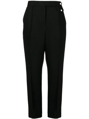 Tory Burch twill crepe trousers - Black