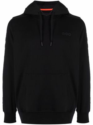 Moose Knuckles contrast panel hoodie - Black