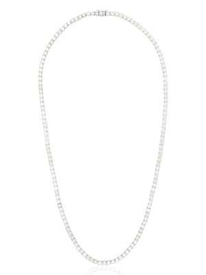 777 18kt white gold diamond necklace - Silver