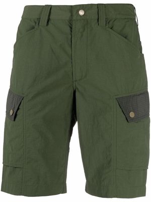 Maharishi contrast trim cargo shorts - Green