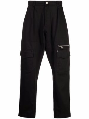 Les Hommes zip-pocket trousers - Black