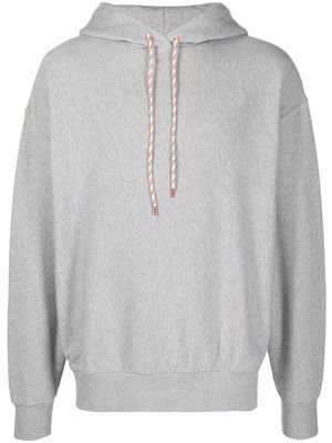 Aries logo-print hood hoodie - Grey