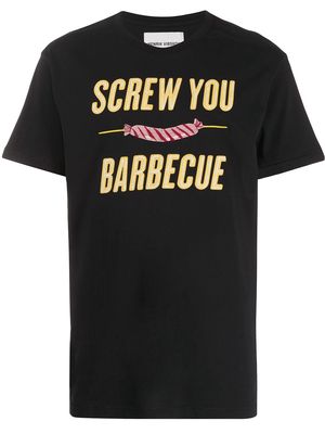 HENRIK VIBSKOV Screw You BBQ crew-neck T-shirt - Black