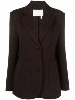 REMAIN single-breasted tailored blazer - Brown
