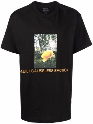 Pleasures graphic-print short-sleeved T-shirt - Black