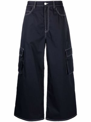 Sunnei cargo-pocket wide-leg jeans - Blue