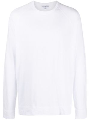 James Perse vintage-fleece sweatshirt - White