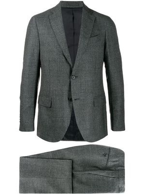 Dell'oglio fitted two-piece suit - Grey