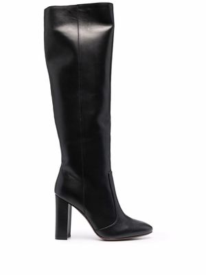 L'Autre Chose knee high-heel boots - Black