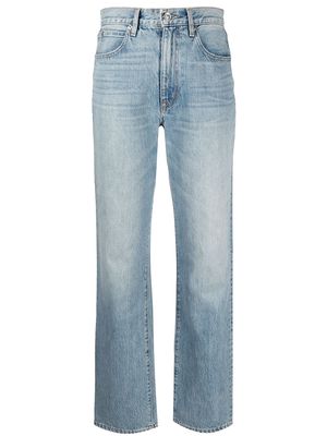 Slvrlake mid-rise straight-leg jeans - Blue