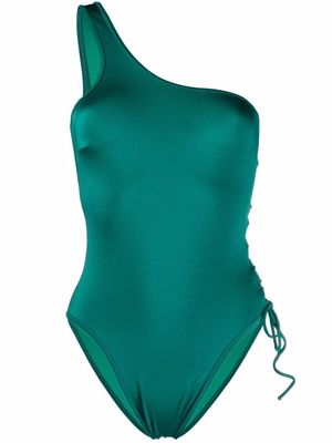 Sian Swimwear Sian one shoulder swimsuit - Green